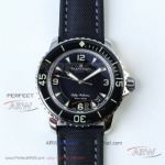ZF Factory Blancpain Fifty Fathoms 5015-1130-52B Black Dial Swiss Automatic 45mm Watch